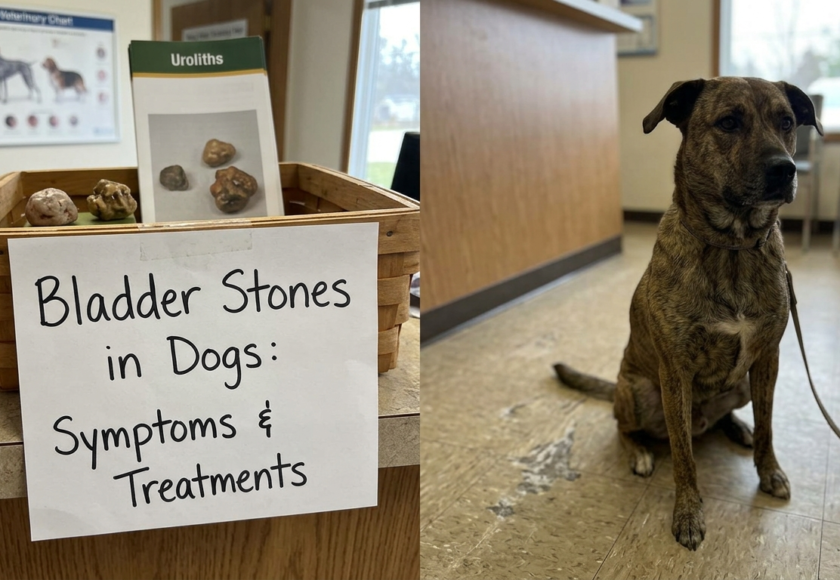 Bladder Stones in Dogs. Causes, and Veterinary Treatments