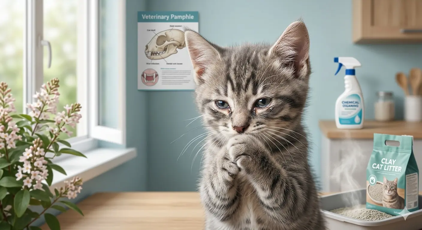 cat sneezing causes