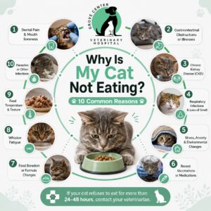 why is my cat not eating