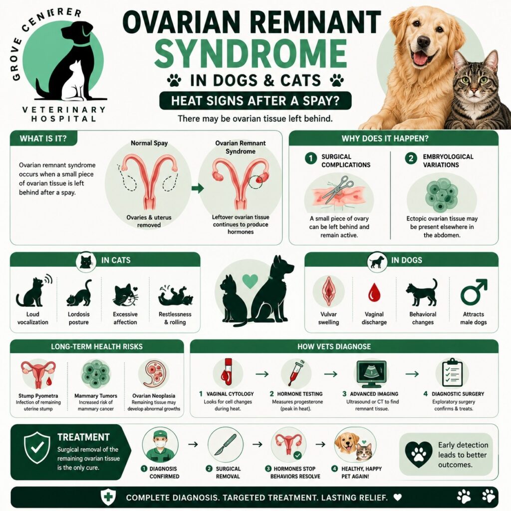Ovarian Remnant Syndrome in Dogs and Cats.