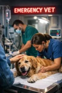 Dog Emergency Symptoms. infographic