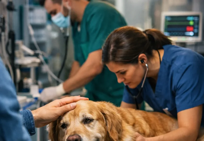 Dog Emergency Symptoms. infographic