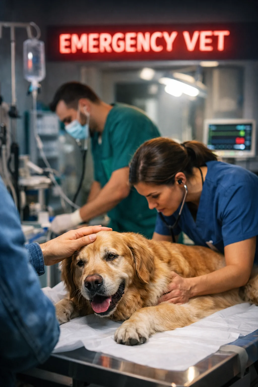 Dog Emergency Symptoms. infographic
