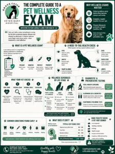 Pet Wellness Exam, onfographic
