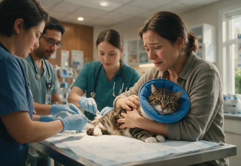 Cat Urinary Blockage Treatment: infographic