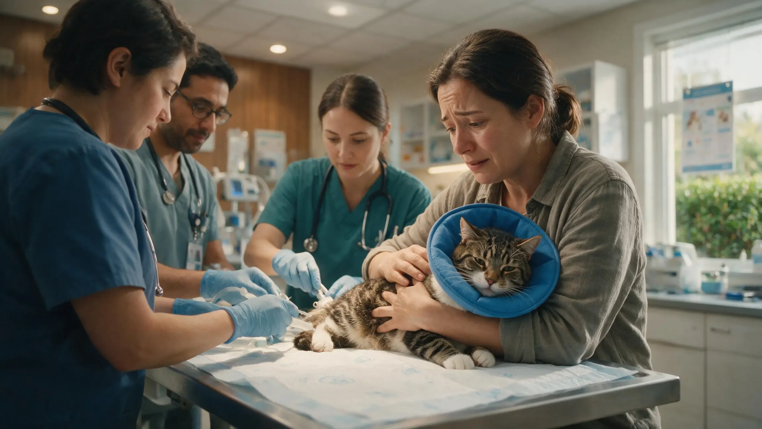 Cat Urinary Blockage Treatment: infographic