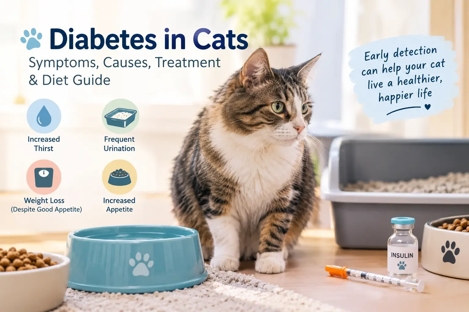 Diabetes in Cats: Symptoms